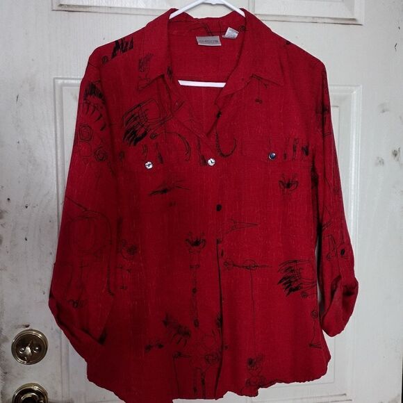 Chico's silk top  - Picture 1 of 9